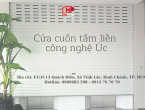 Cửa cuốn tấm liền công nghệ Úc – Sang trọng, an toàn, bền đẹp