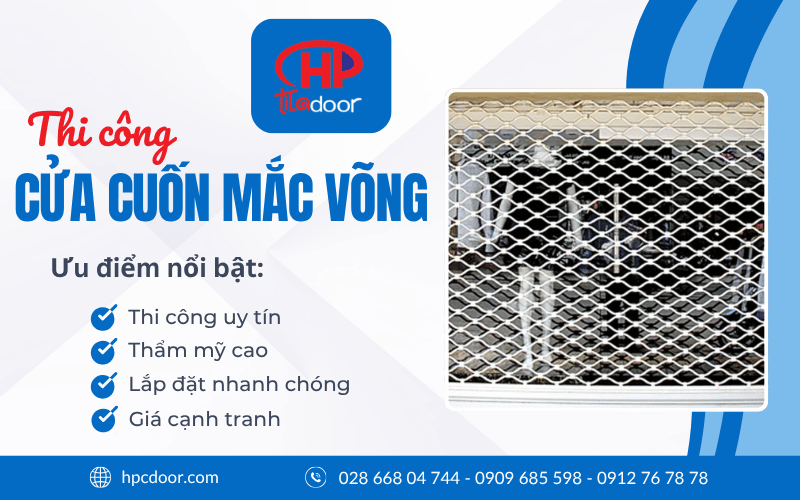 Cửa cuốn mắc võng