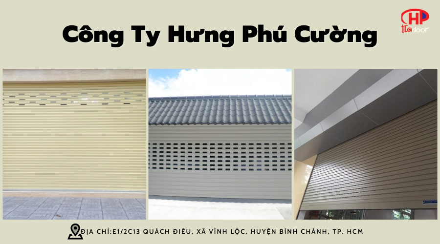 Màu sắc cửa cuốn
